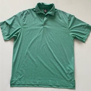 FootJoy FJ Green Golf Polo Men’s Large | The Territory Logo